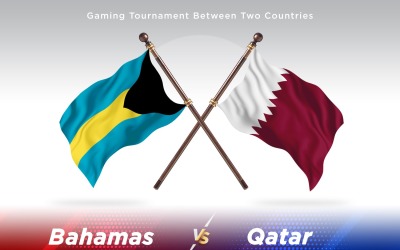 Bahama&amp;#39;s versus Qatar Two Flags