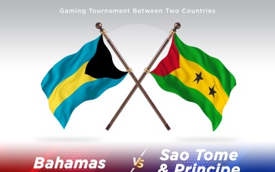 Bahamas gegen Sao Tome und Principe Two Flags