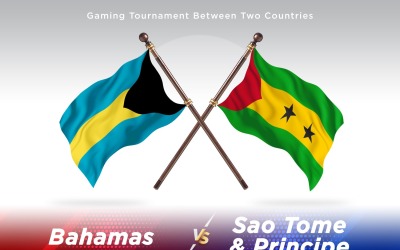 Bahamas kontra Sao Tomé och Principe Two Flags