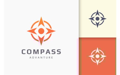 Pointer or compass logo template