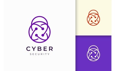 Security technology logo template