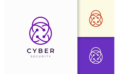 Security technology logo template
