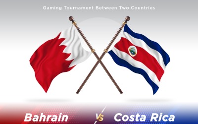 Bahrain kontra costa Rica Two Flags
