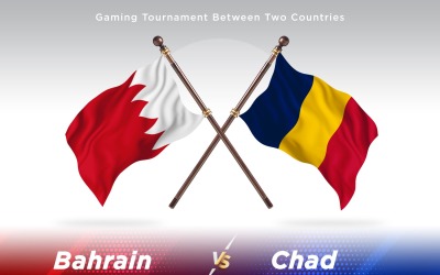 Bahrein versus chad Two Flags