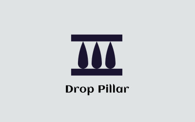 Logotipo de Pillar Drop: inteligente o inteligente