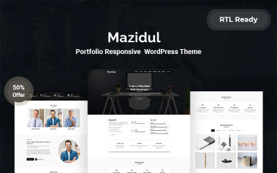 Mazidul - Portfólió reszponzív WordPress sablon
