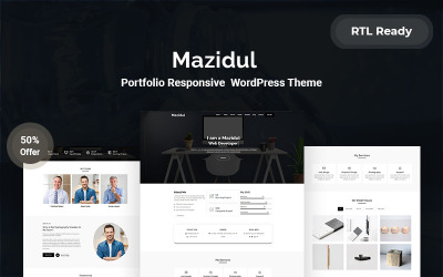Mazidul - Portföy için Duyarlı WordPress Teması