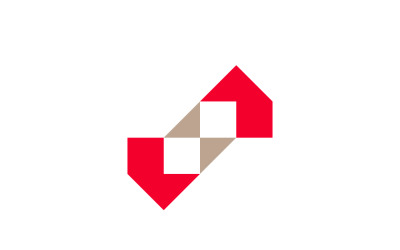 Połączony dom — czerwone logo