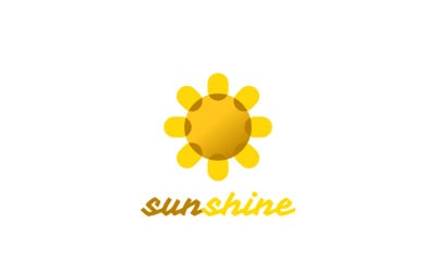 Yellow Sun Logo Design Concept
