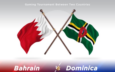 Bahrain kontra Dominica Two Flags