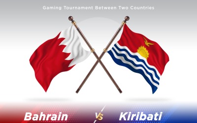 Bahrain kontra Kiribati Two Flags