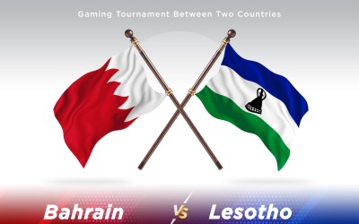 Bahrain kontra Lesotho Two Flags