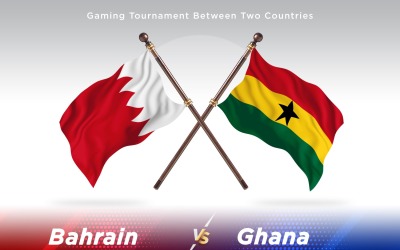 Bahrein contra Ghana dos banderas
