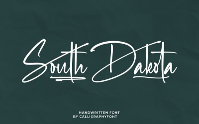 Carattere della firma del South Dakota