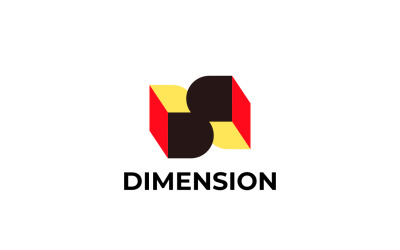 Dimension Letter D S Logo