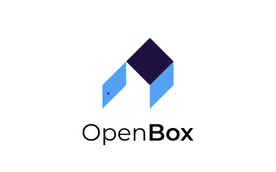 Otevřený box - logo domova nebo domu