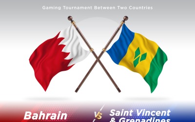 Bahrain kontra saint Vincent och grenadinerna Two Flags