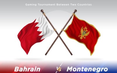 Baréin contra Montenegro dos banderas