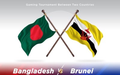 Bangladeş, Brunei&amp;#39;ye Karşı İki Bayrak