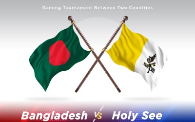 Bangladesh kontra heliga se två flaggor