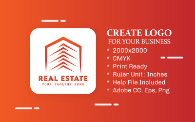 Creative Real Estate Creative Vector Logo szablon