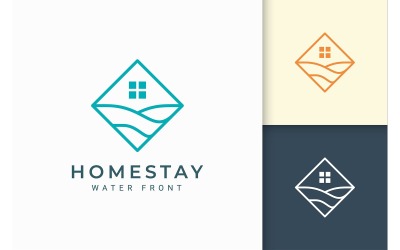 Logo šablony Waterfront Resort