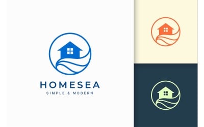 Plantilla de logotipo de propiedad de Hawaii