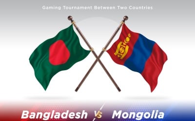 Banglades kontra Mongólia két zászló