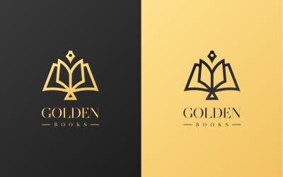 Livre d&amp;#39;or Logo Icon Design Concept