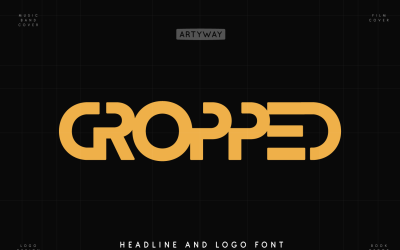 Cropped Awesome and Logo Font