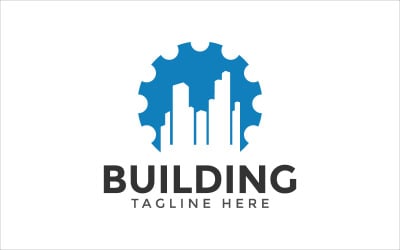 Plantilla de vector de ingeniero de construcción