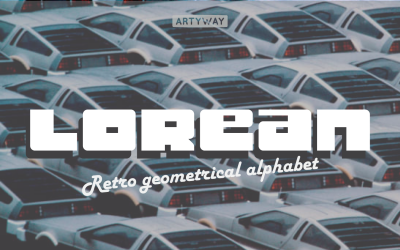 Шрифт Lorean Vintage Awesome