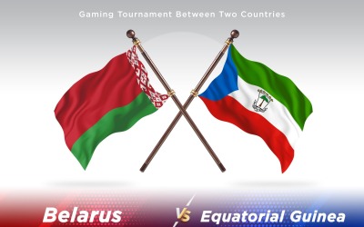 Bielorussia contro Guinea equatoriale Two Flags
