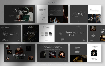 Luxee - Minimal Brand Identity Presentation