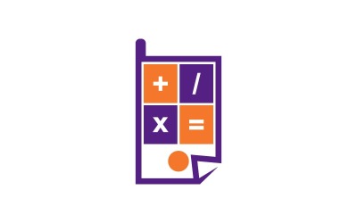 Mobil számviteli adó pénzügyi üzleti logo design sablon vektor