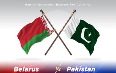 Bielorussia contro Pakistan Two Flags