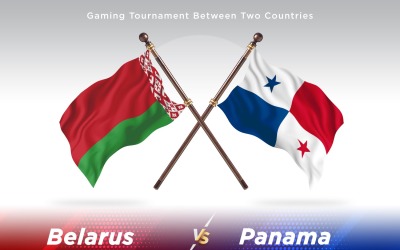 Biélorussie contre Panama Two Flags