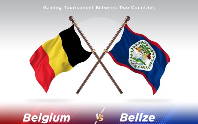 Belgia kontra Belize Dwie flagi