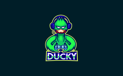 Дизайн логотипу Ducky талісман