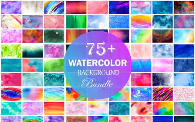 Aquarell-Hintergrund-Bündel, Aquarell-Textur-Hintergrund-Bündel.