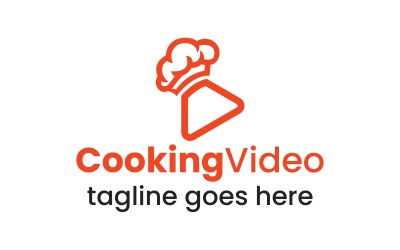 Corsi di cucina - Video di cucina - Modello di logo