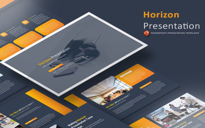 Horizon-presentatie - Sjablonen PowerPoint presentatie