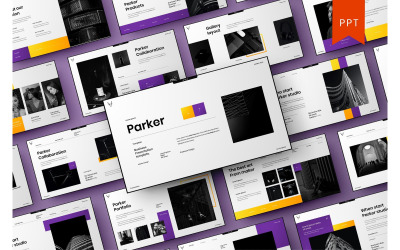 Parker - Business PowerPoint sablon
