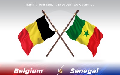 比利时对塞内加尔两旗