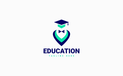 Educación Logo Icono Diseño Vector Concepto