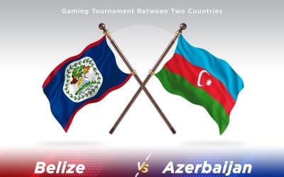 Belize contro Azerbaigian Two Flags