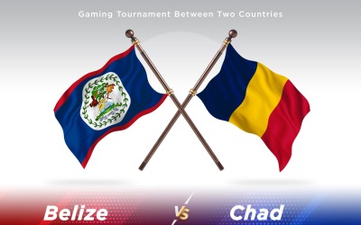 Belize gegen Tschad Two Flags