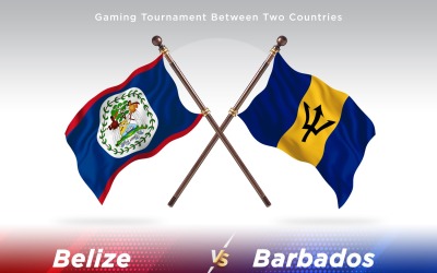 Belize kontra Barbados Dwie flagi