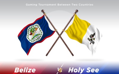 Belize kontra heliga se två flaggor