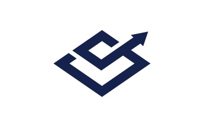 Modèle de conception de logo de gestion d&amp;#39;entreprise financière comptable, fiscale, vecteur